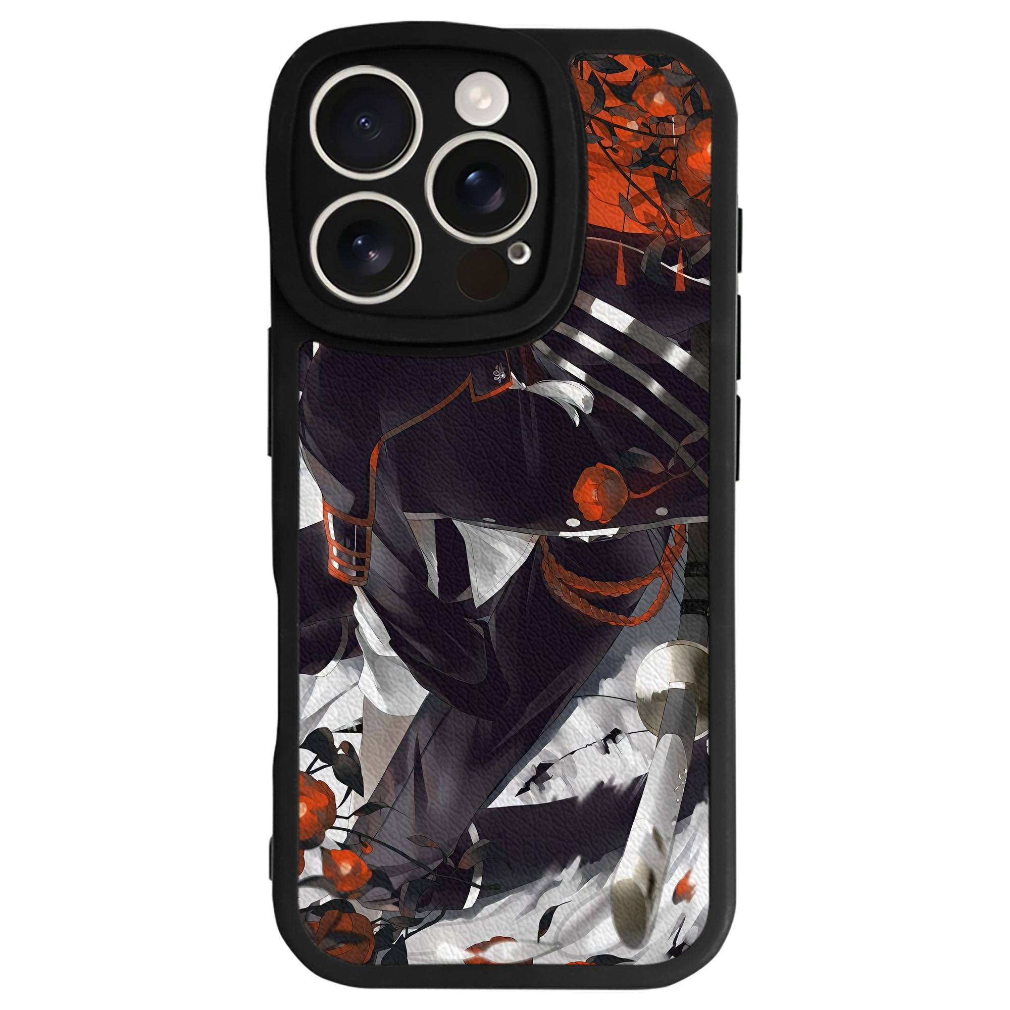 （画像用） 刀剣乱舞 Touken Ranbu 【iPhone 16シリーズ対応】シリコンスマホケース（レザー調） 材質：シリコン